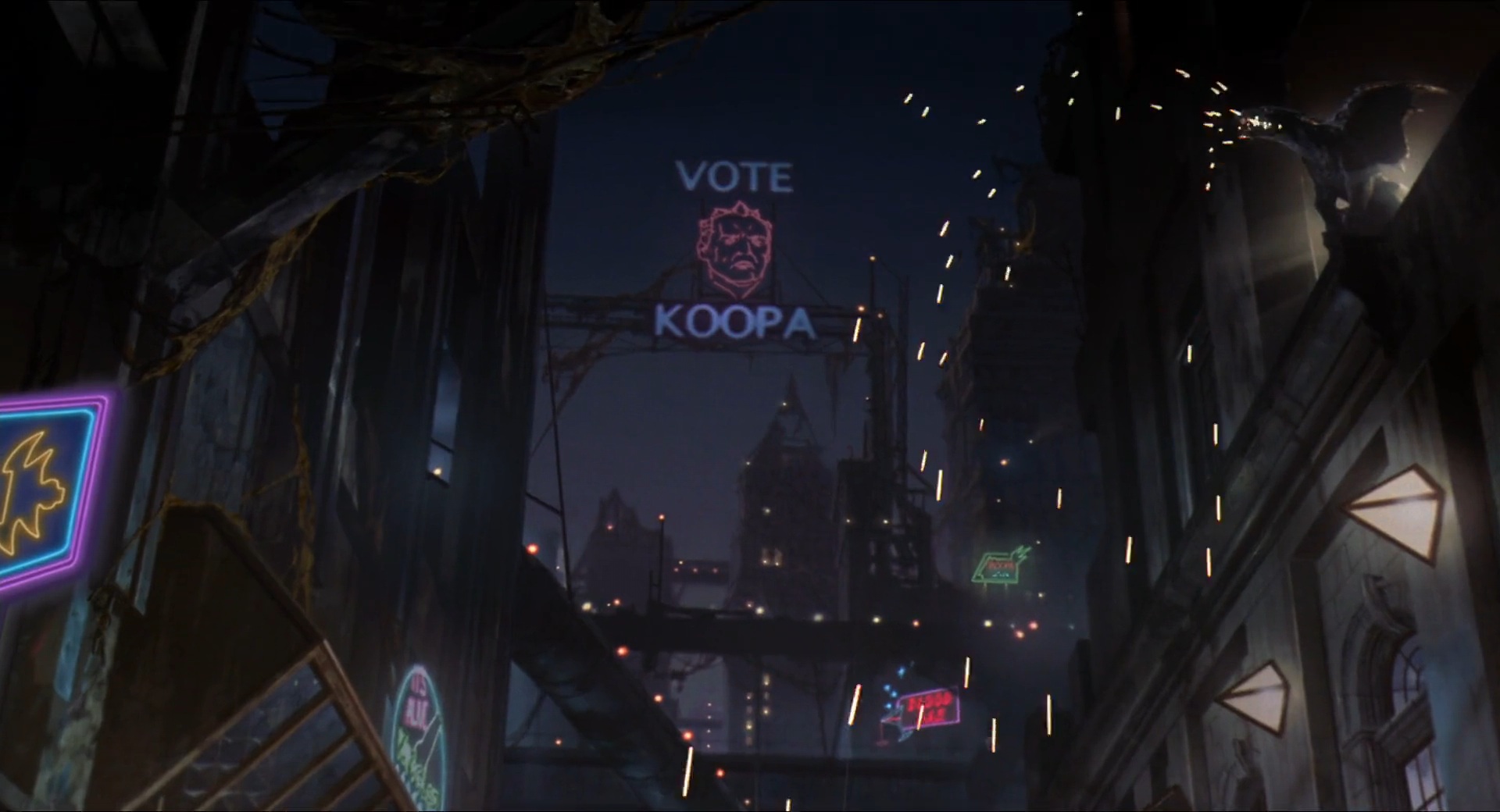 Bob Hoskins sur le tournage